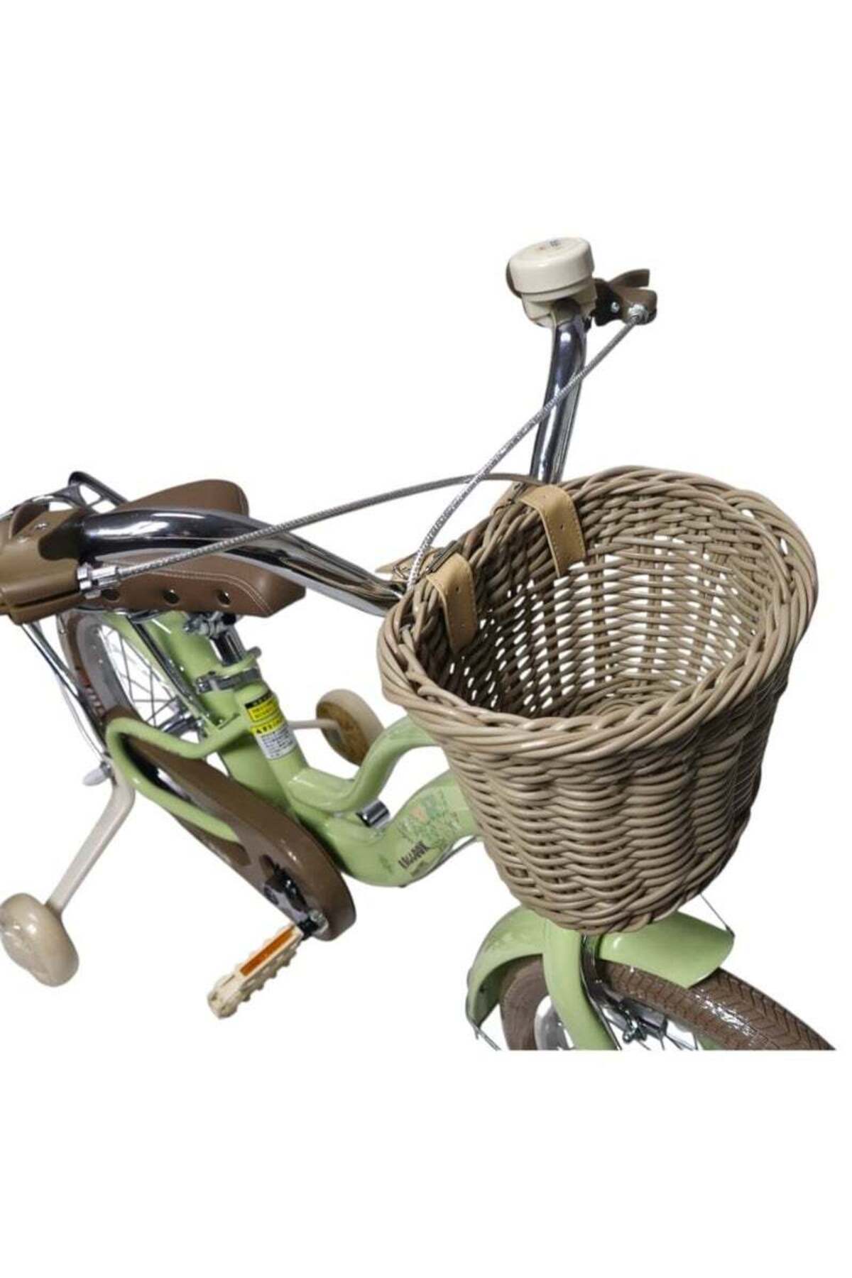 BabyCara-Kids Bike 14 Inch Assorted Cycling Removable Stabilizers Steel Frame With Basket And Air Tire 3