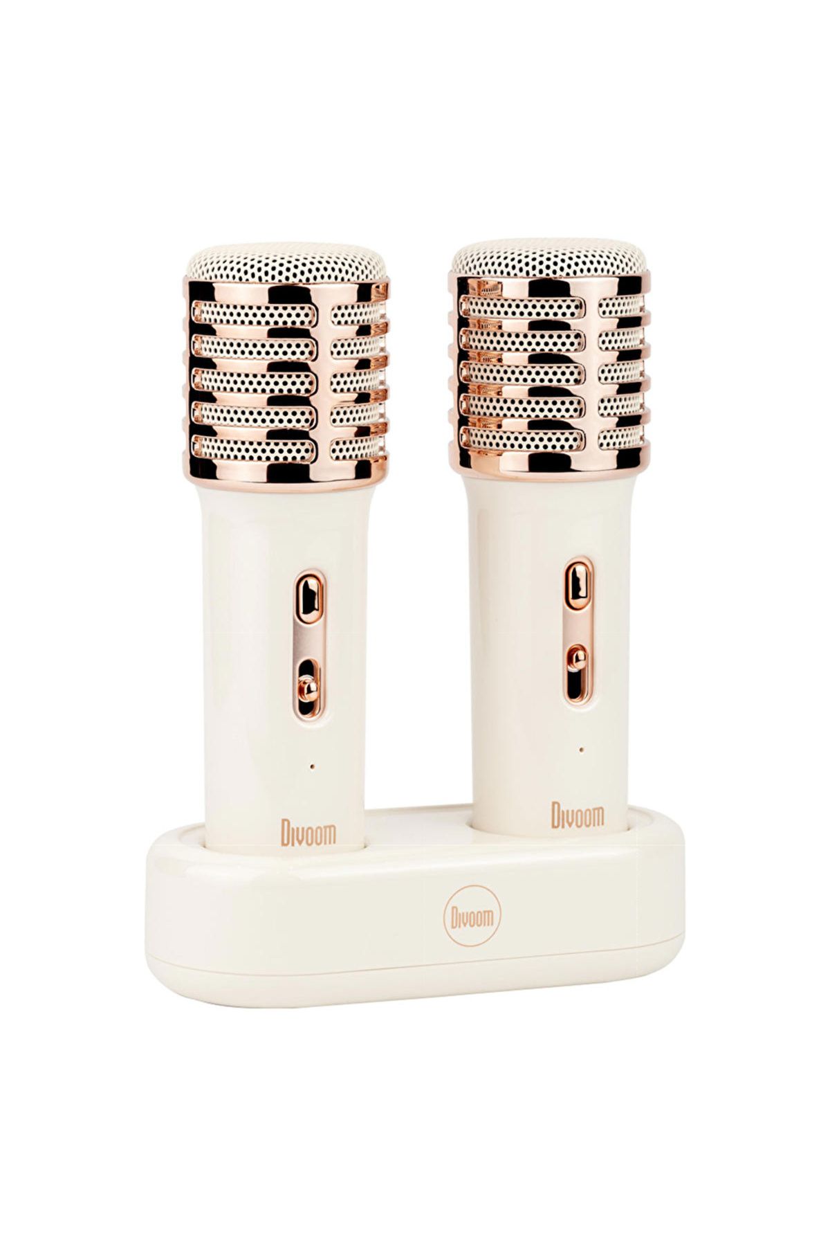 DIVOOM-Songbird HQ Portable Bluetooth Speaker With Microphones White 2