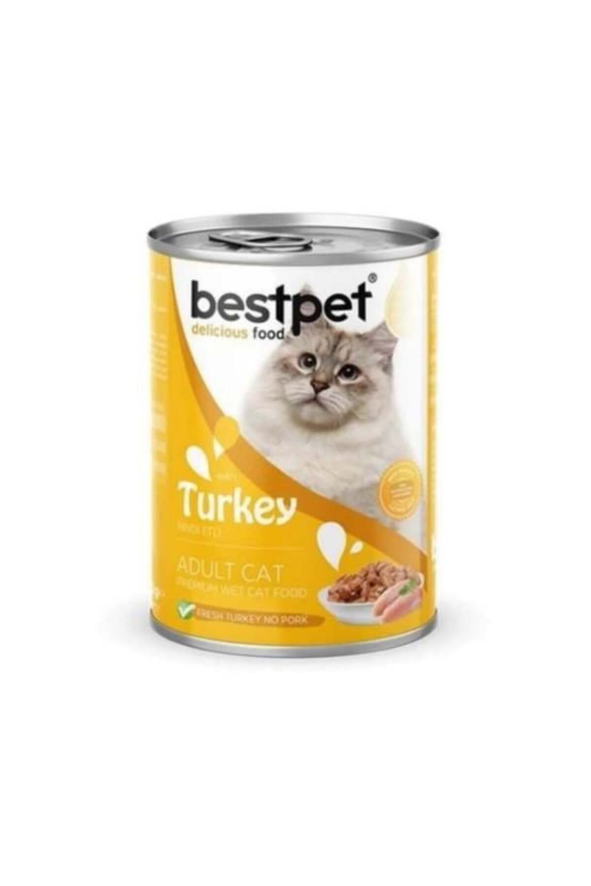 Bestpet Gravy Soslu Hindili Yetişkin Konserve Kedi Maması 85 Gr