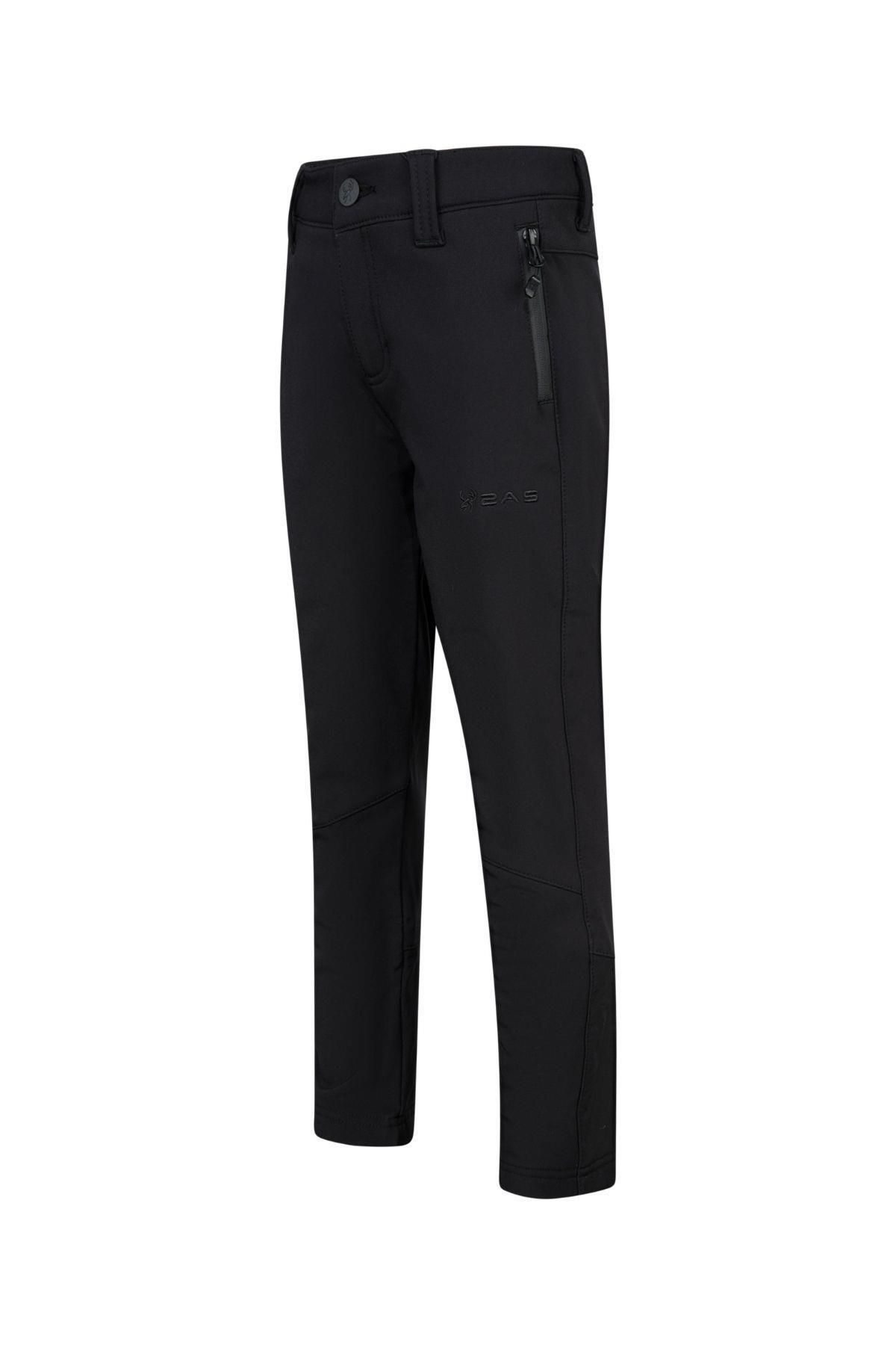 2AS-Sand Softshell Children's Pants Black 2