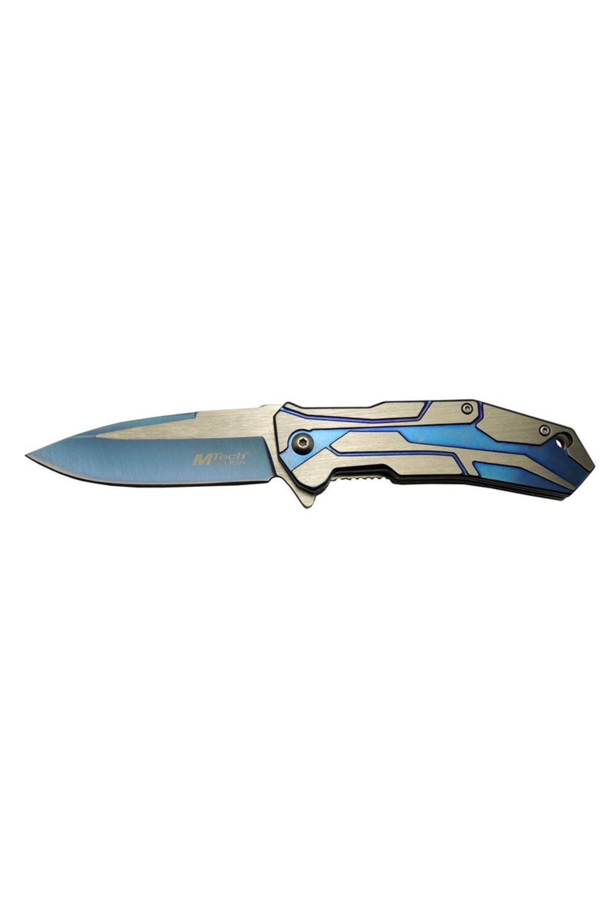 karadağsb 4-10-1 Mavi Kamp Çakı 20Cm- Yarı Otomatik, Metal Sap