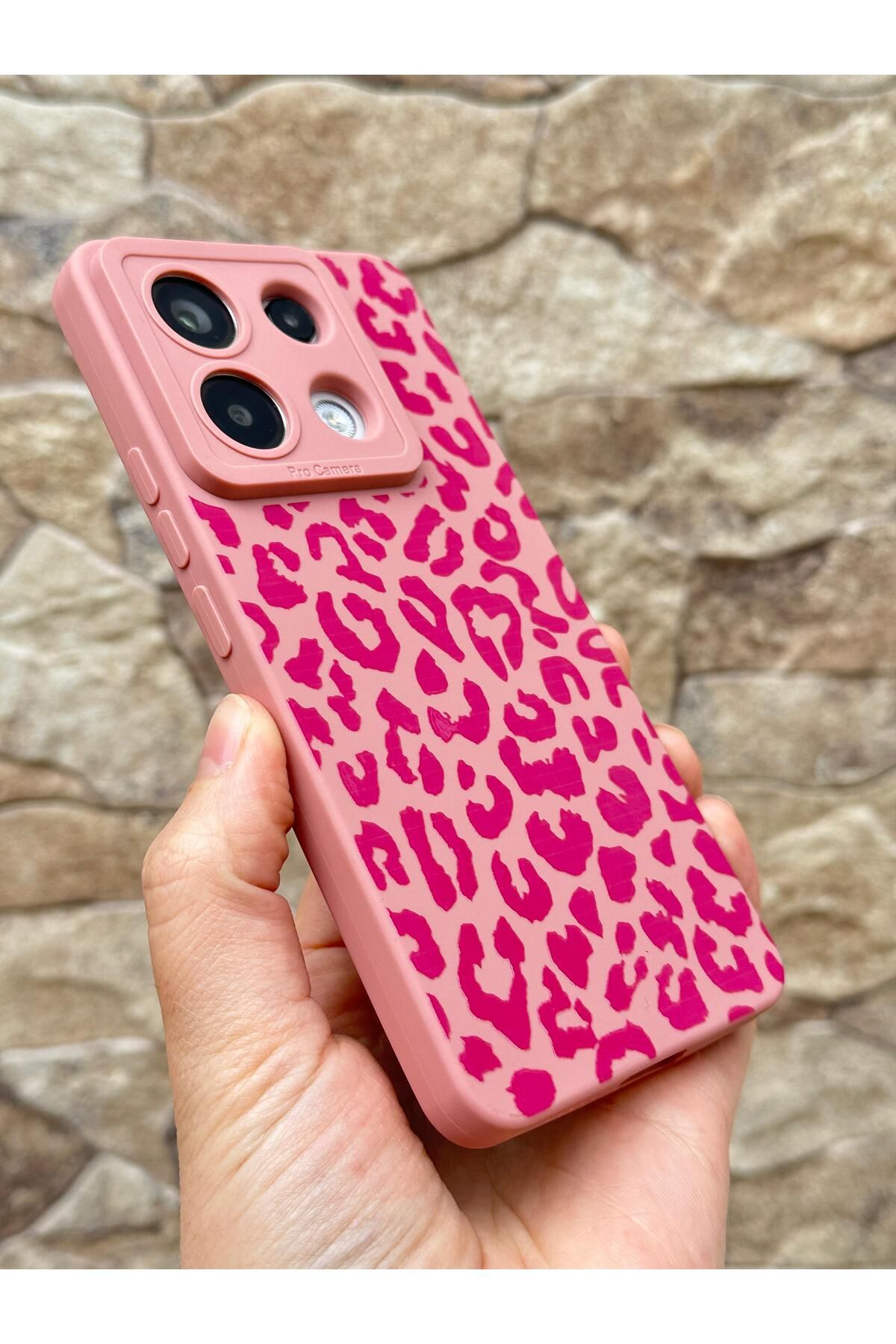 Vip Case-Xiaomi Redmi Note 13 Pro 4g - حافظة ليو من السيليكون الناعم مع حماية للكاميرا بنمط الفهد 277 3