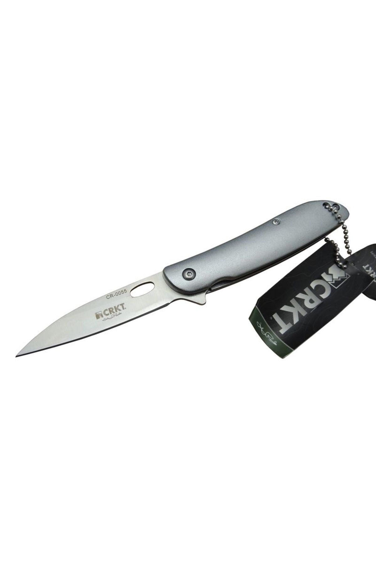 karadağsb Crkt Cr 0055 Kamp Çakı 18 Cm - Otomatik, Metal Saplı, Kılıflı, Kutulu
