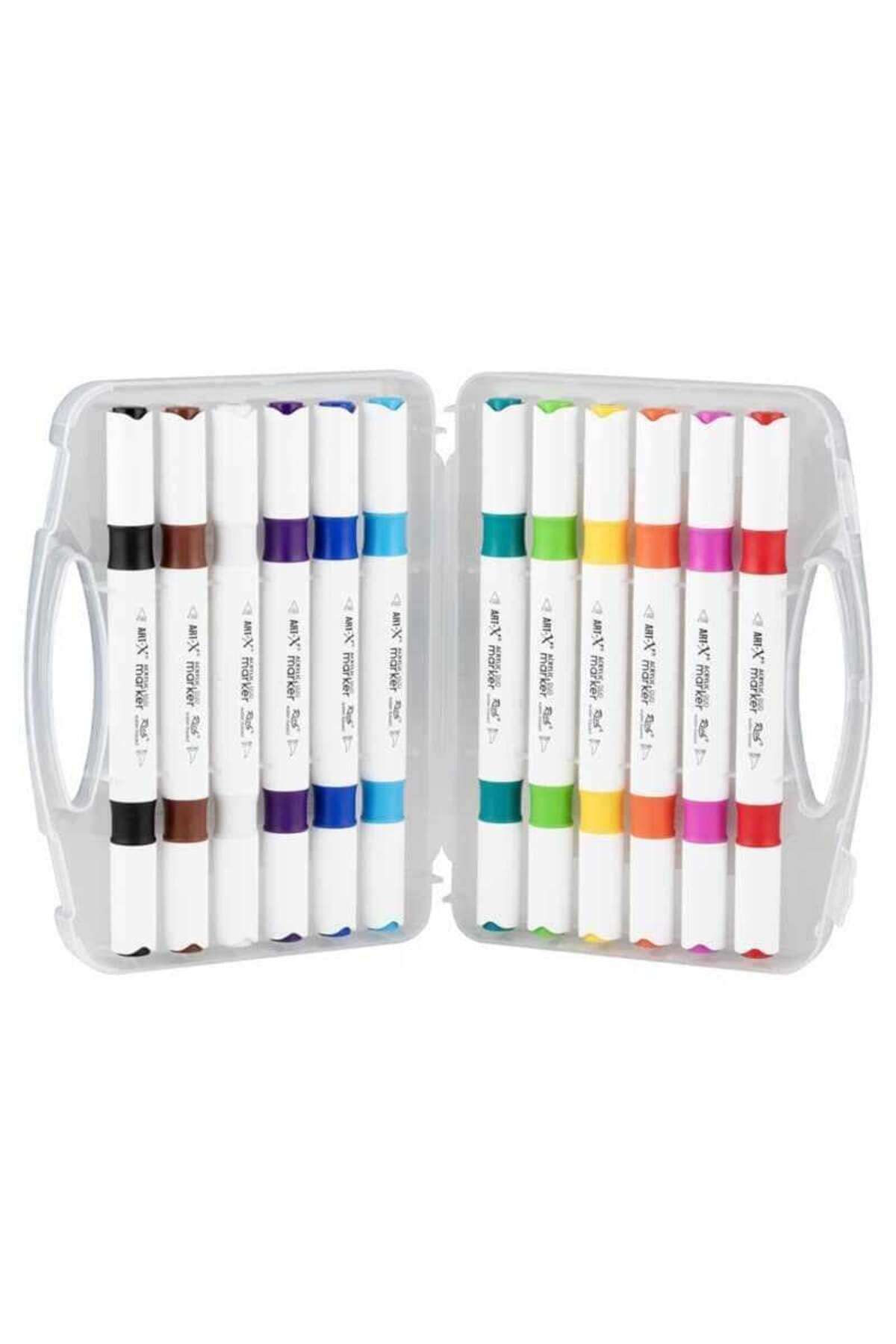 Genel Markalar Rich Art-X Acrylıc Marker Duo 12 Li Set 18057