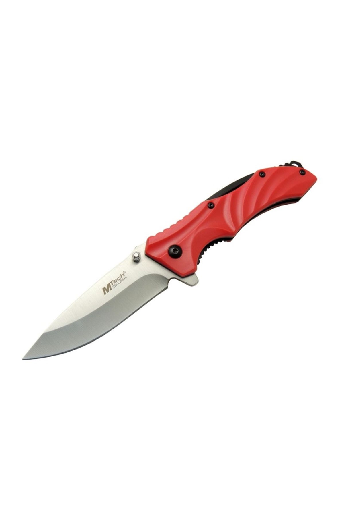 karadağsb 4312 Kırmızı Kamp Çakı 20Cm - Yarı Otomatik