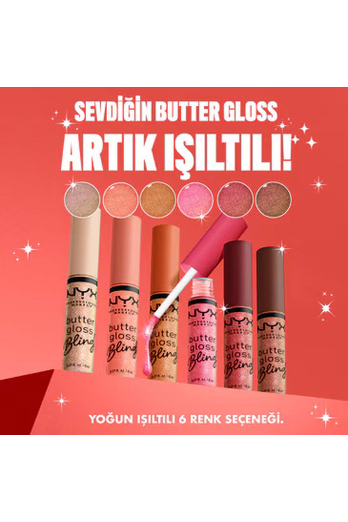 NYX-Butter Gloss Bling Shimmering Lip Gloss 05 She Got Money 6