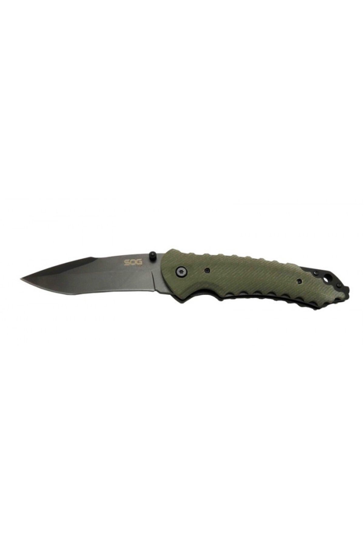 karadağsb Sog Kiku Çakı Haki 22 Cm Deri Kılıf