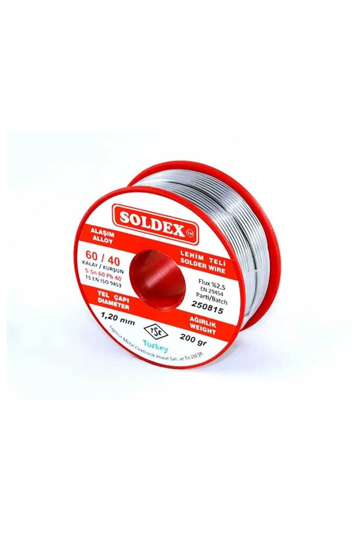 TYYLİ 60-40 Lehim Teli 200 Gr 0,50 mm - Sn:60 / Pb:40