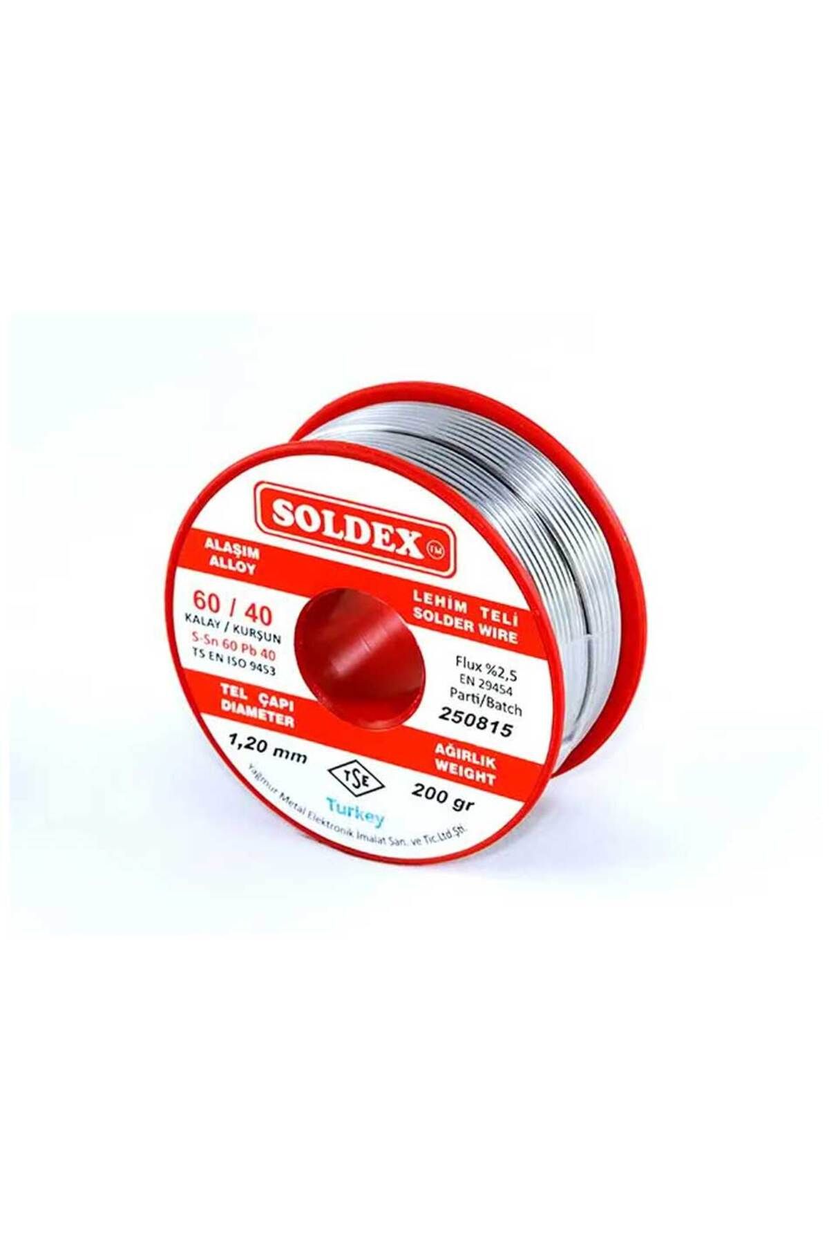 TYYLİ 60-40 Lehim Teli 200 Gr 1,6 mm - Sn:60 / Pb:40