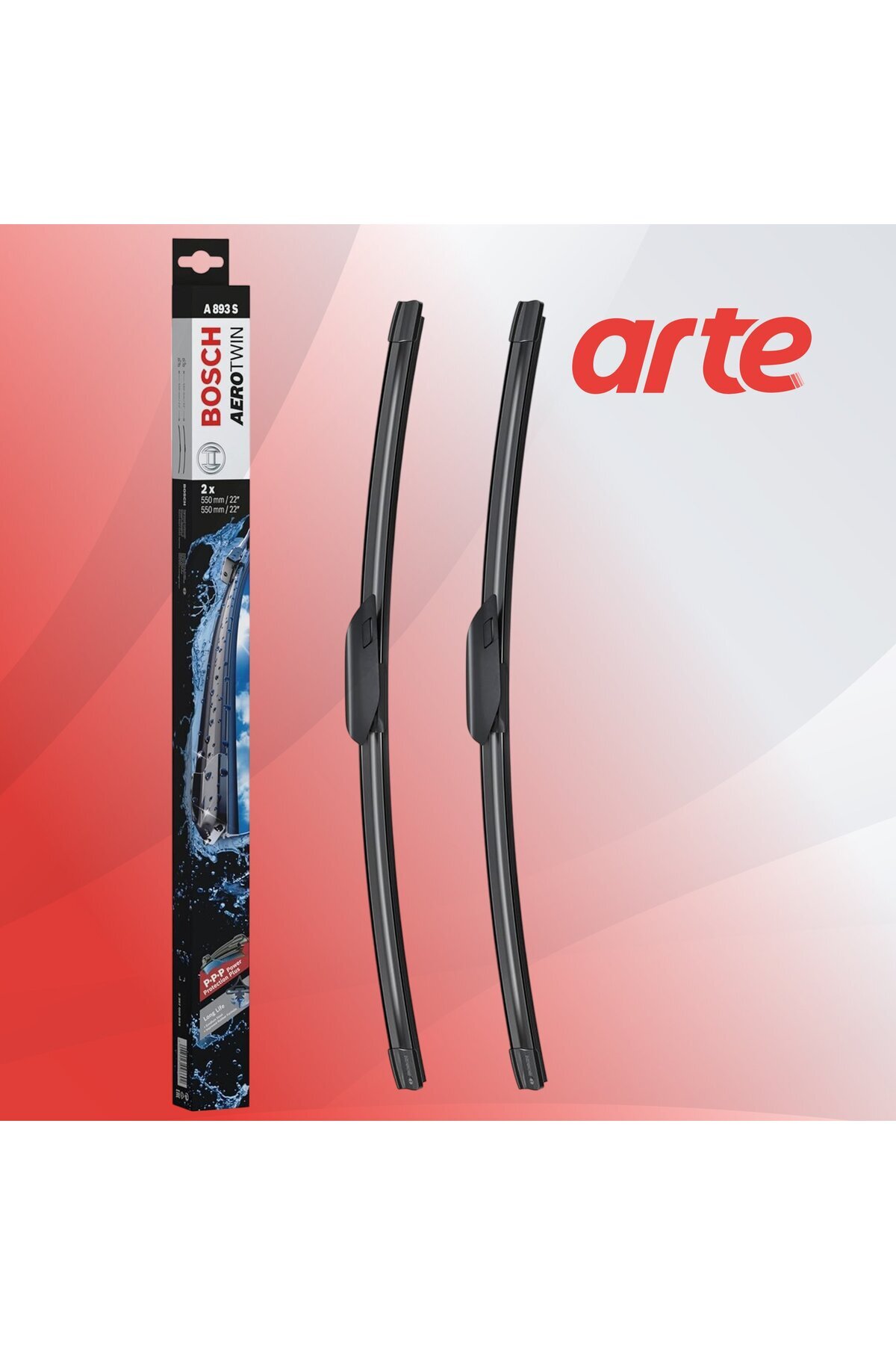 Bosch Mercedes C200 W206 Ön Silecek Takımı 2021-2025 Uyumlu | Aerotwin Serisi | 2'li Set |