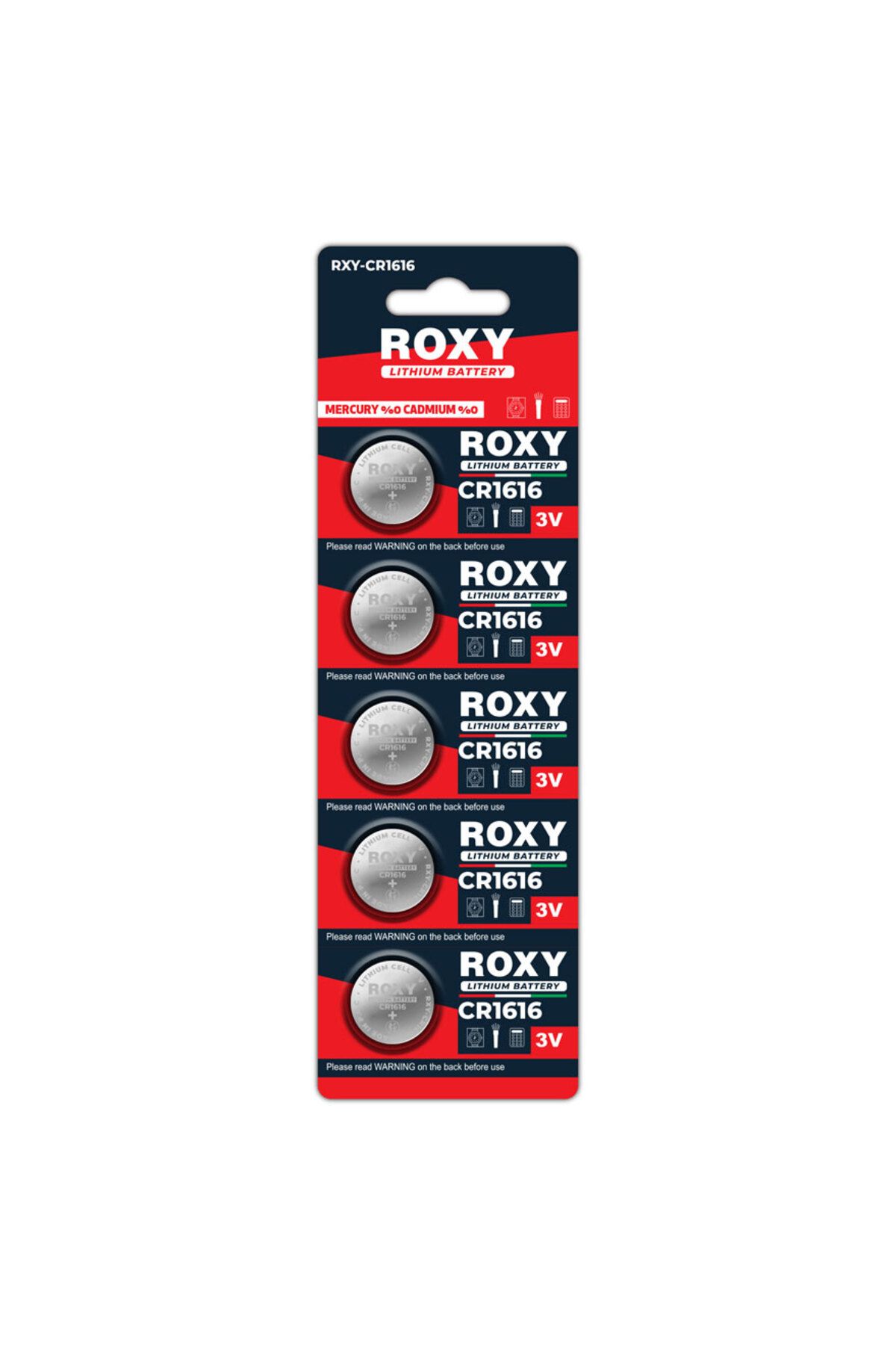 SAVA HOME COLLECTİON 3V Lityum CR1616 Düğme Pil 5 Li Paket