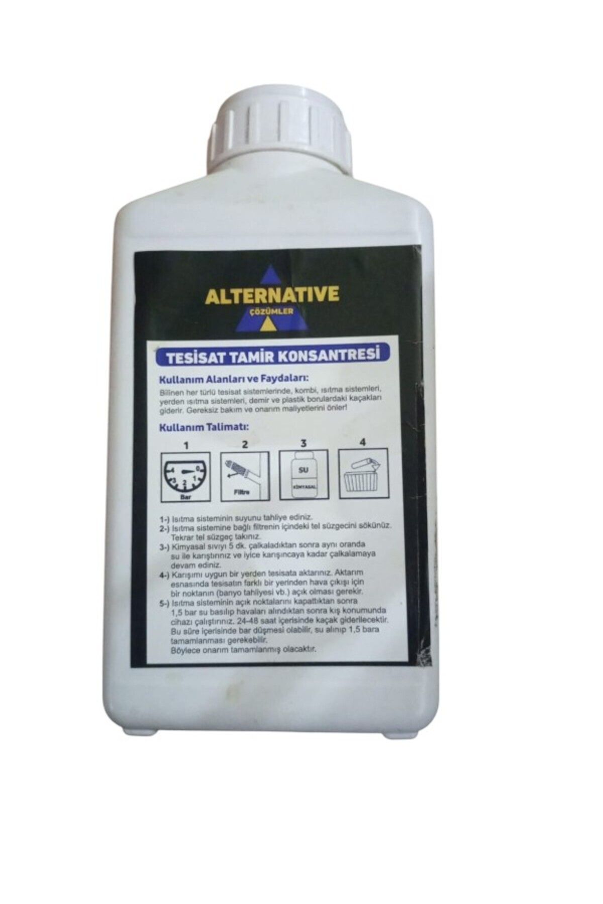 Alternative tesisat kaçak tamir kimyasalı
