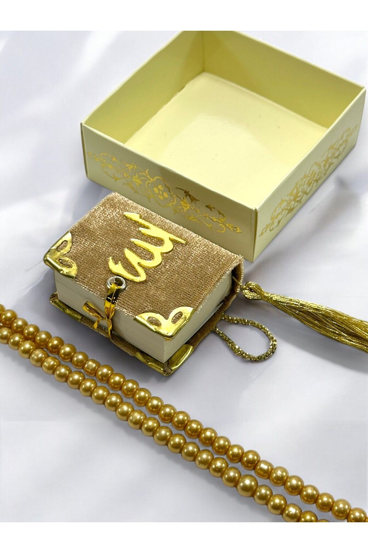 Deniz Elmasları-Mini Quran and Rosary Hajj & Umrah Gift Set - Stylish and Spiritual Gift - 10 Pieces 2