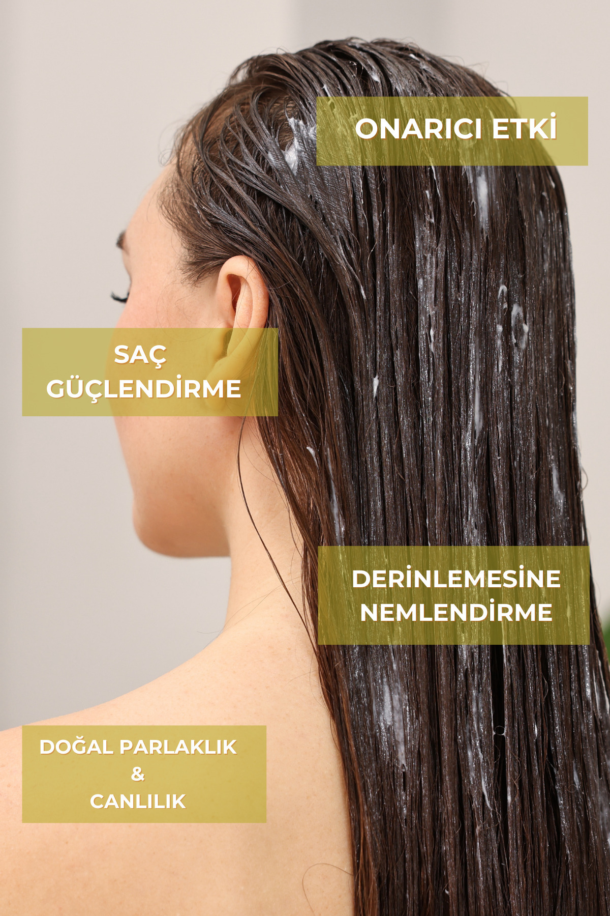 Saç Bakım Maskesi 250 ml Biberiye, Biotin, Keratin İçeren Formül Yıpranmış ve Hasar Görmüş Saçlar — SBM — تصویر 2 از 4