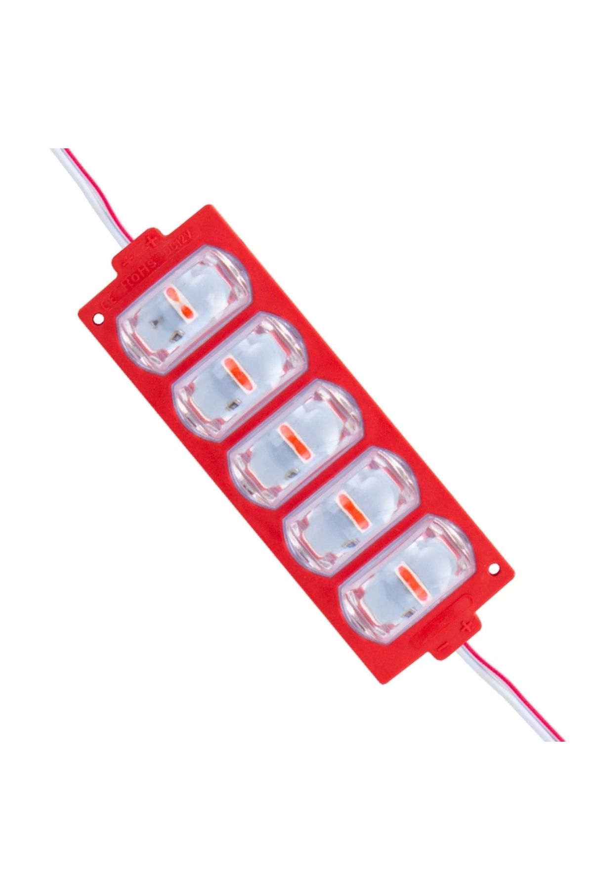 Miravm Modül Led 12v 4w Kırmızı 3030 10 X 53.8mm Ip65 260-280lm 180 Derece (4172)