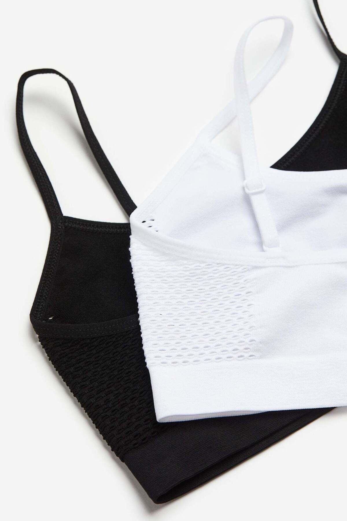 H&M-2-pack seamless jersey tops 4