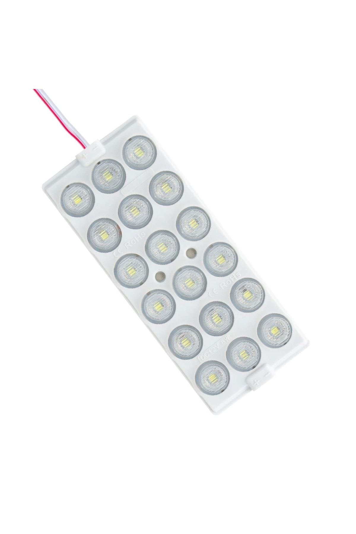 Miravm Modül Led 12v 6w Soğuk Beyaz 18 Ledli Yanıp Sönen 2li Paket 13960-2835 (flaşör) (4172)