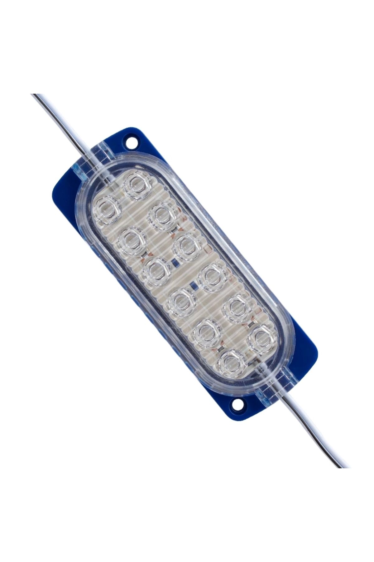 Miravm Tek Renk Mavi Modül Led 2835 24 Volt 2.4 Watt (4172)