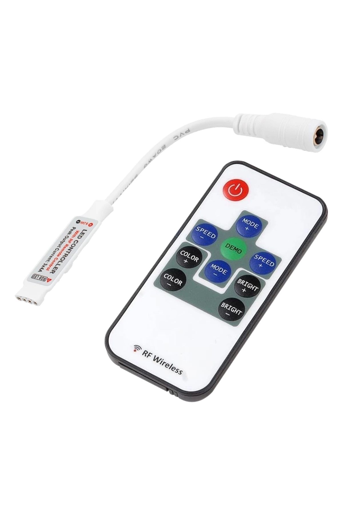 Miravm 5 Volt - 24 Volt Mini Kumandalı Rgb Kontrol Devresi (4172)