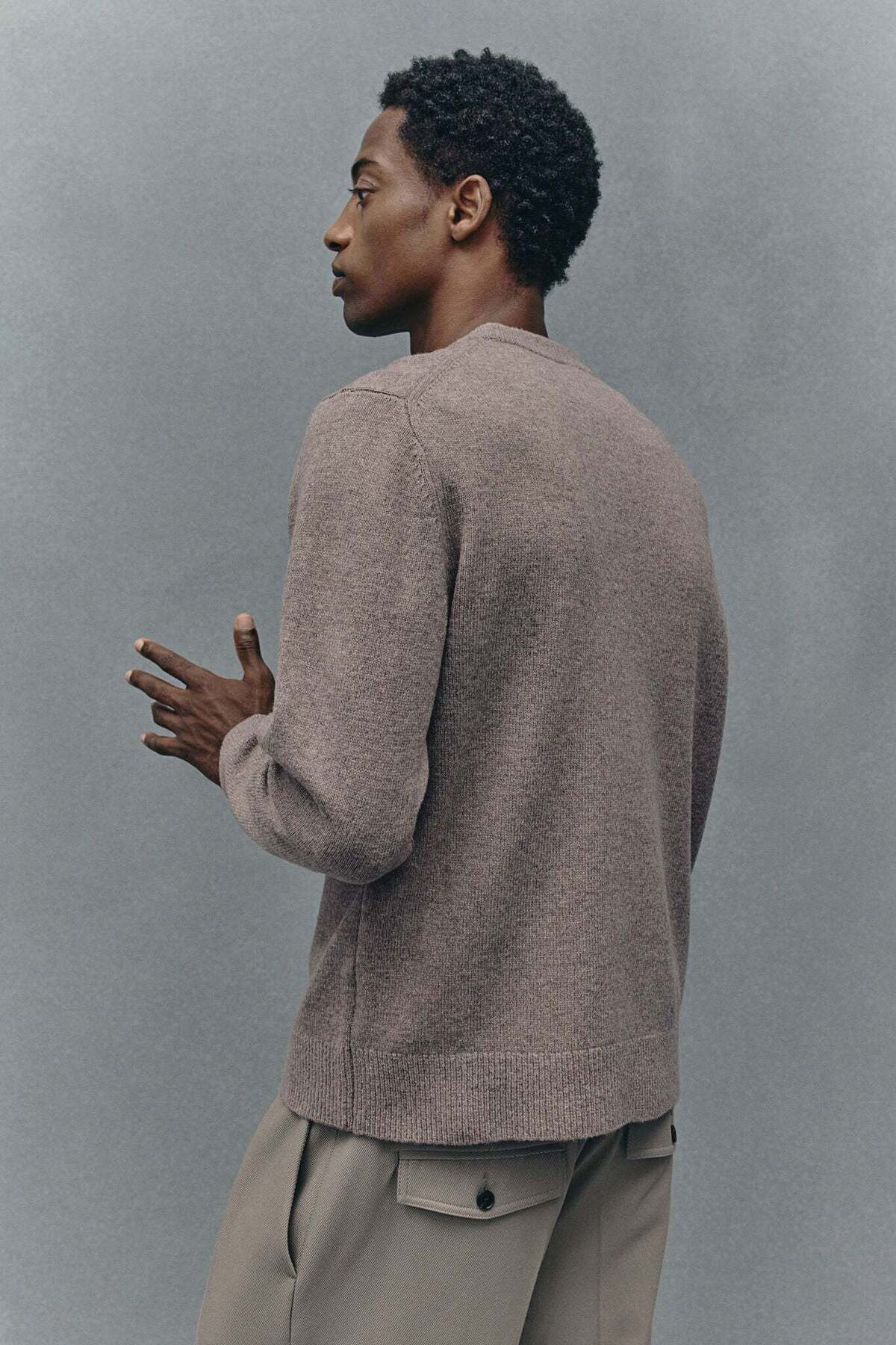 H&M-سترة صوفية بقصّة عادية 3