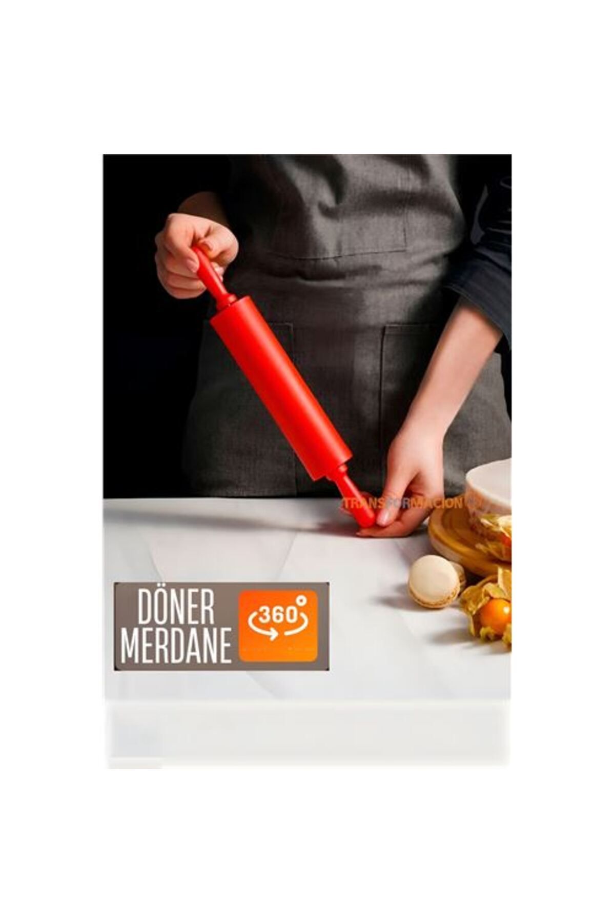Pİ GLOBAL 360 D Dönerli Silikon 30 Cm Merdane