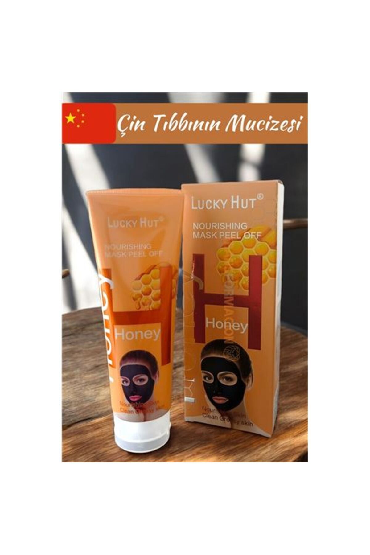 TYYLİ LUCKY HUT Soyulan Yüz Maskesi Cildi Besler, Yağlı Cildi Temizler