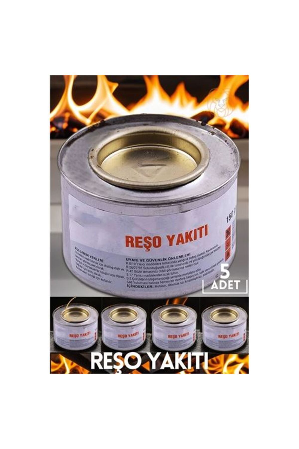 SAVA HOME COLLECTİON 5 li Yedek Reşo Jel Yakıtı