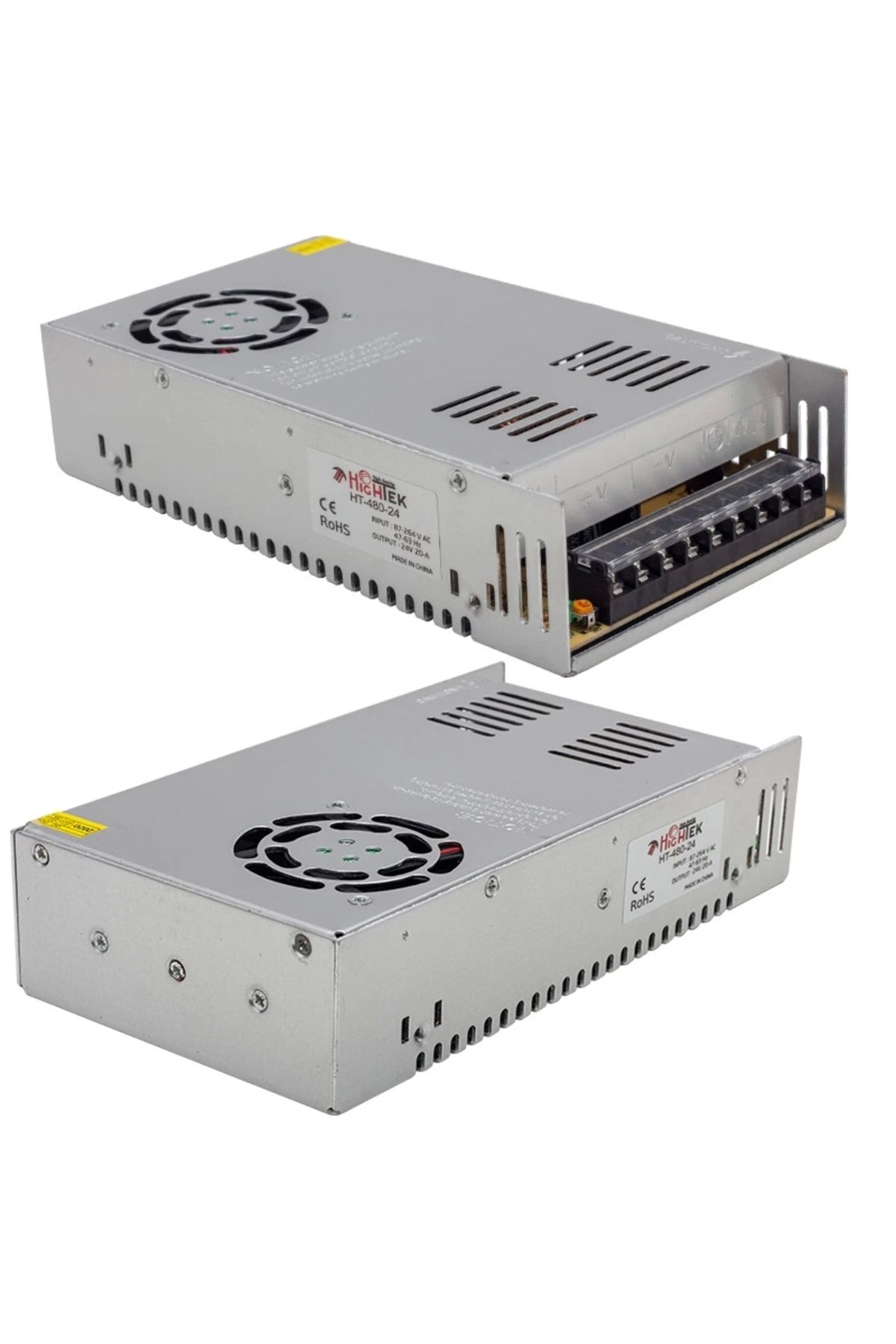 Miravm Hıghtek Ht1100 24 Volt - 20 Amper - 500 Watt Metal Kasa Adaptör (4172)