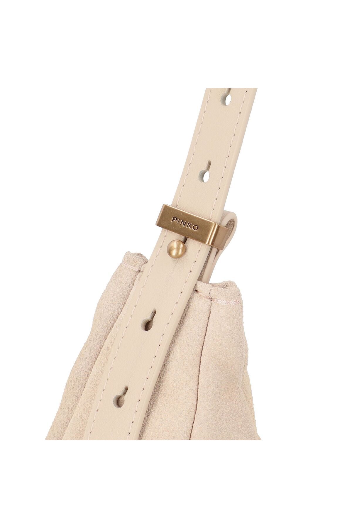 PİNKO-Slouchy Schultertasche Leder 40 Cm 4
