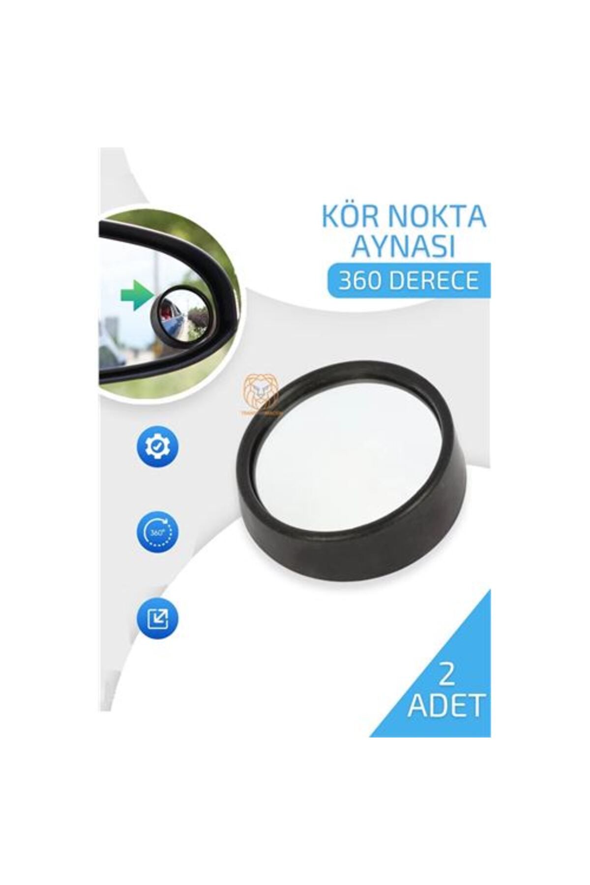 TYYLİ Araç Kör Nokta Aynası Dönerli 360 D 2 ADET
