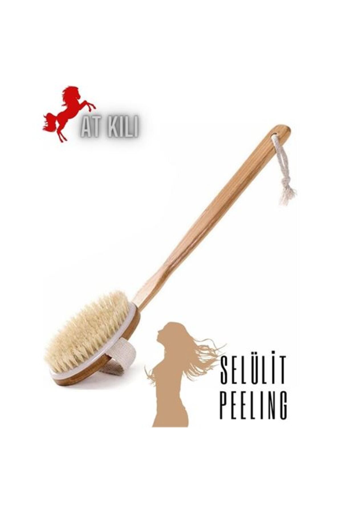TYYLİ At Kılı Kuru Islak Selülit Peeling Fırçası