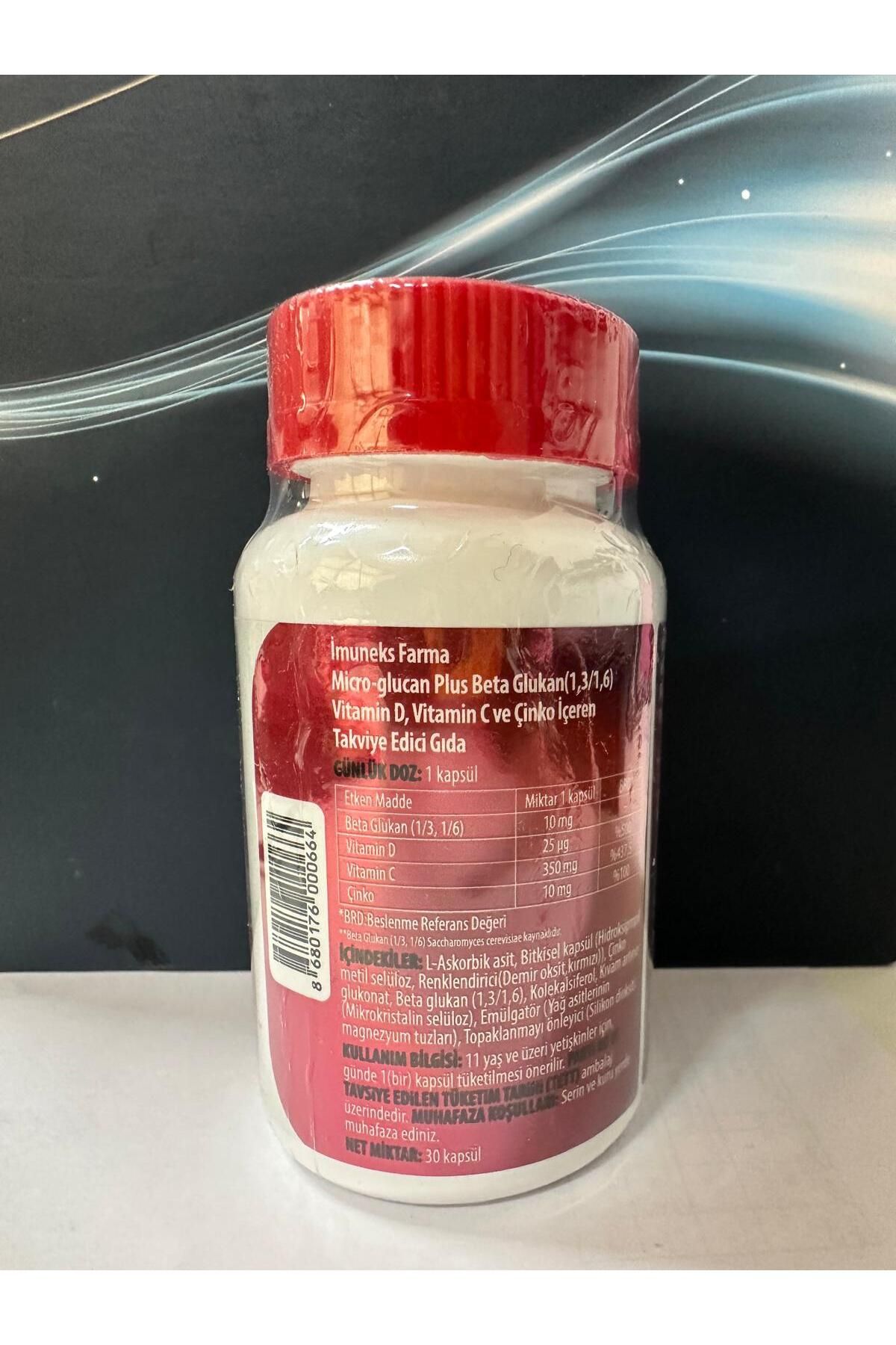 Imuneks-Micro-glucan Plus - Number of 30 Capsules 2