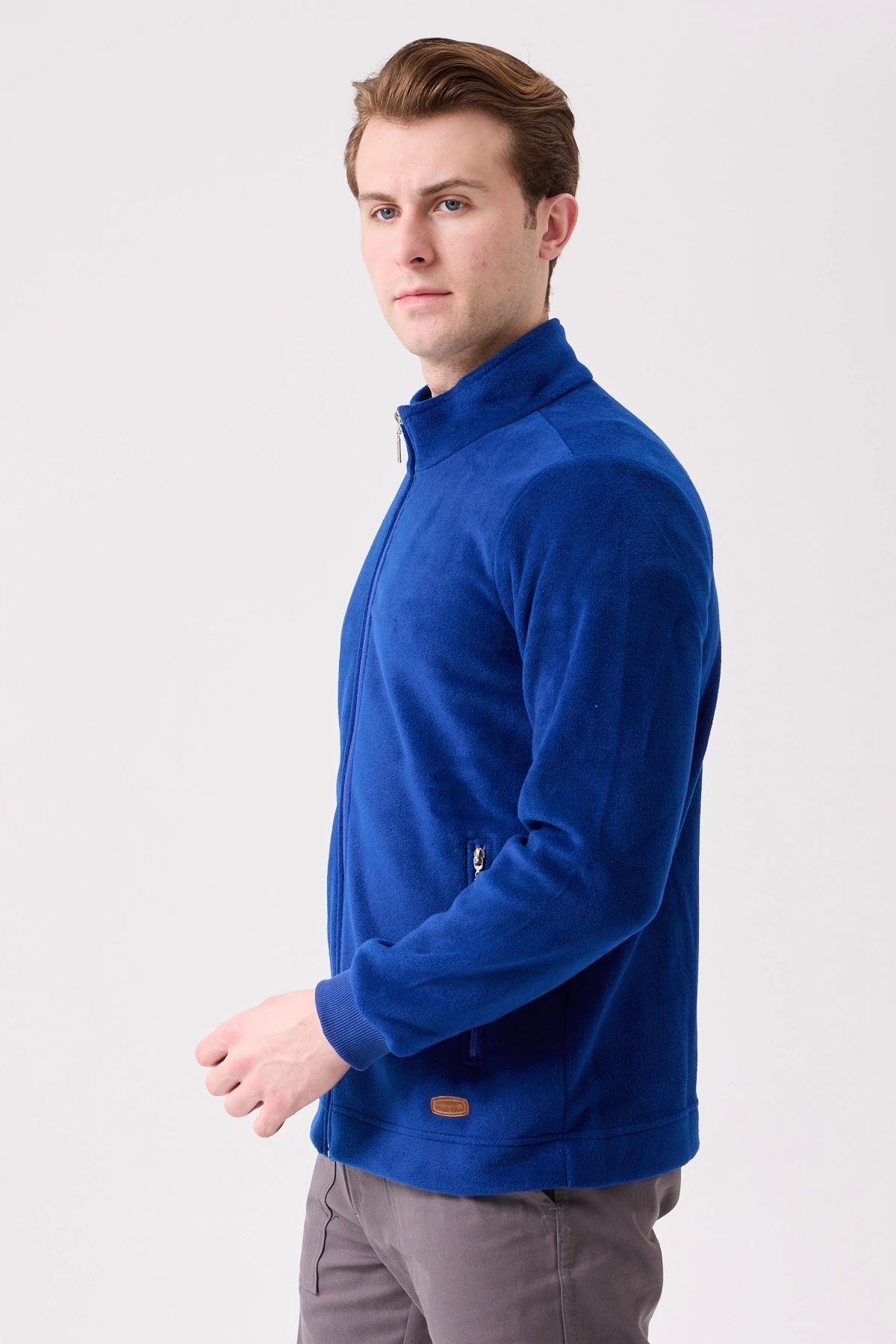 Kardelen İş Elbiseleri-Galanthus Fleece Coat Men's Zip-Up Warm Comfortable and Durable Winter Fleece 4