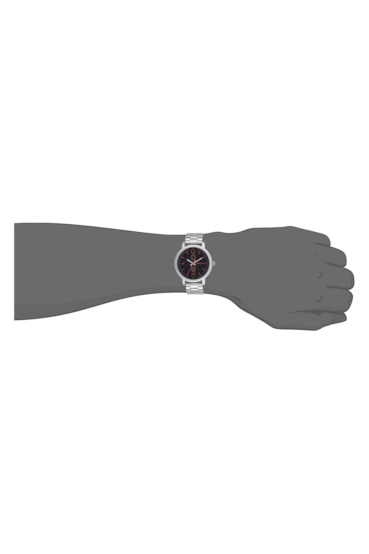 Generic-Fastrack Bold Black Dial Analog Watch For Men Nl38052Sm06 6