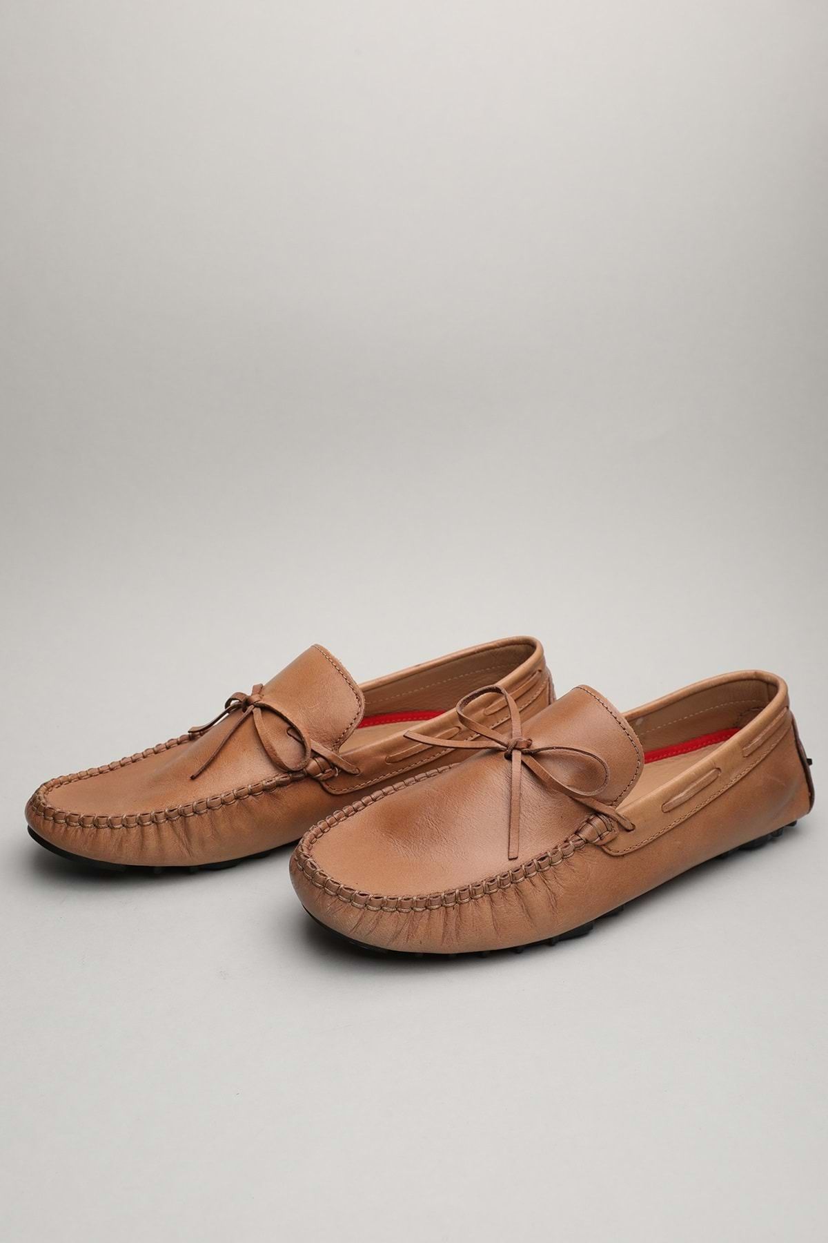 Gondol-Men's Genuine Leather Classic Loafer Camel 41 Model Number 2
