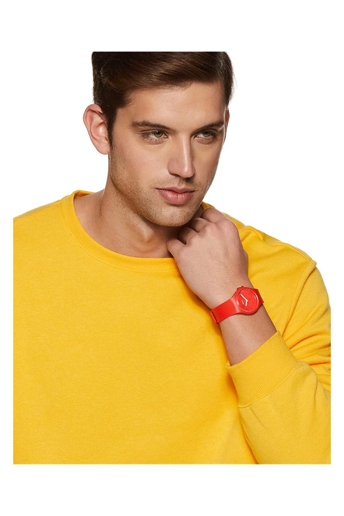 Generic-Swiss Made Core 37 Analog Red Dial Unisex Watch Wya 37131 Rc 4