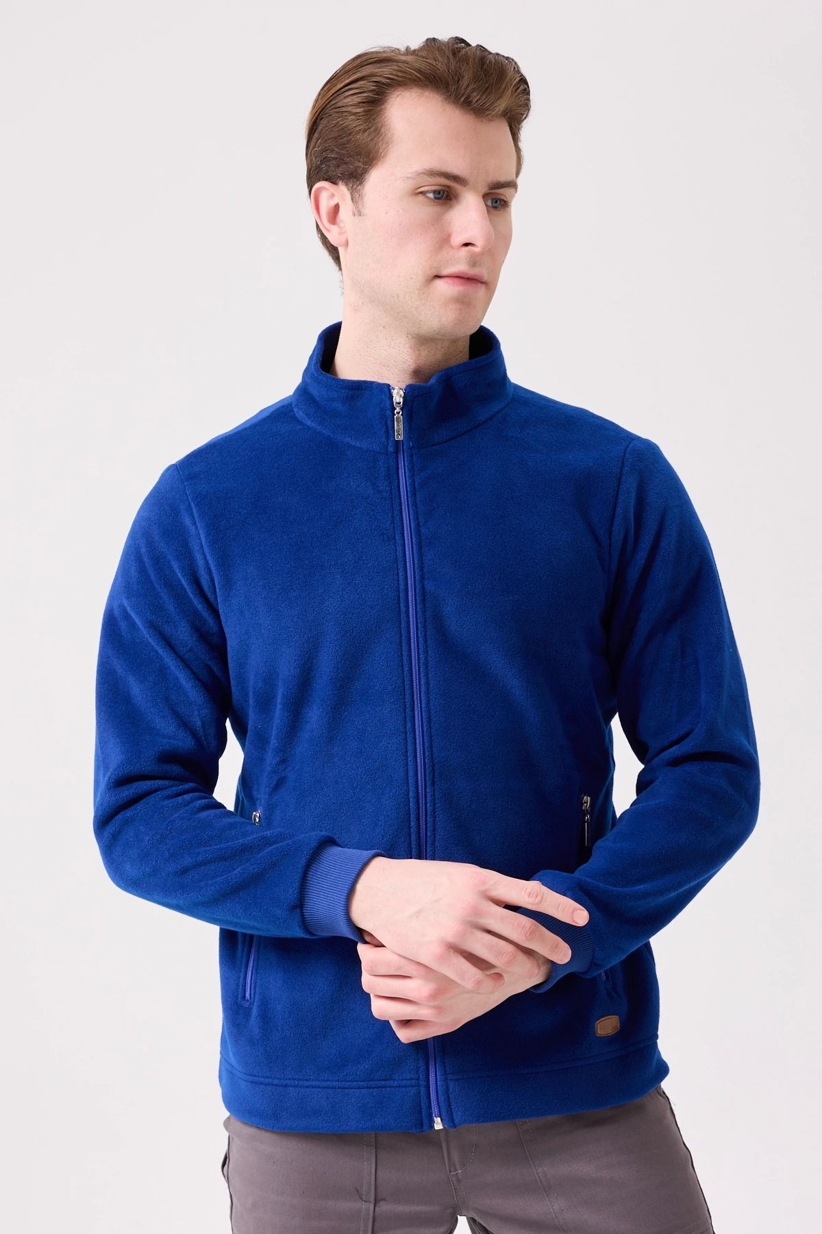 Kardelen İş Elbiseleri-Galanthus Fleece Coat Men's Zip-Up Warm Comfortable and Durable Winter Fleece 3