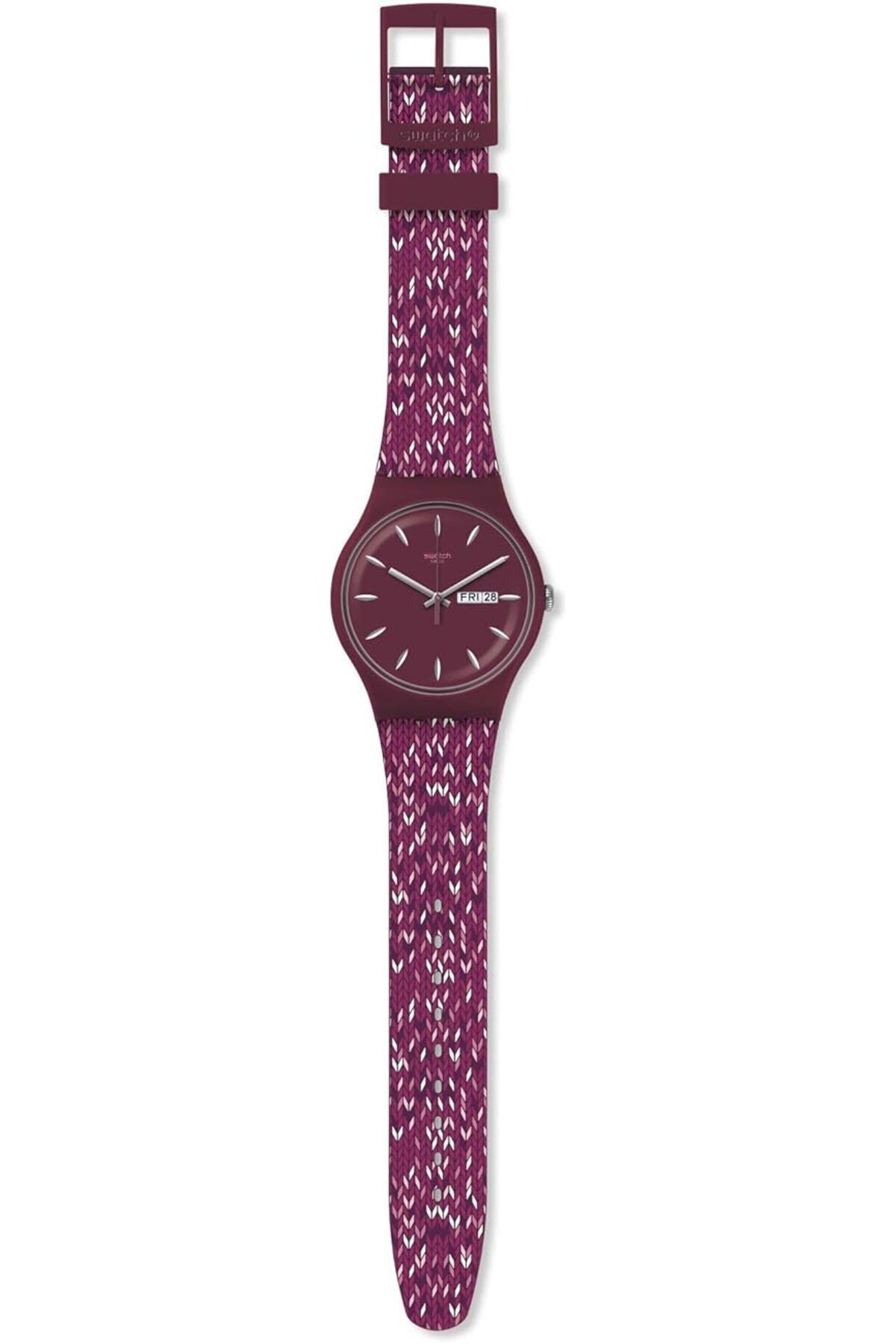 Generic-Swatch Trico Purp Purple Dial Men Watch Suov705 2