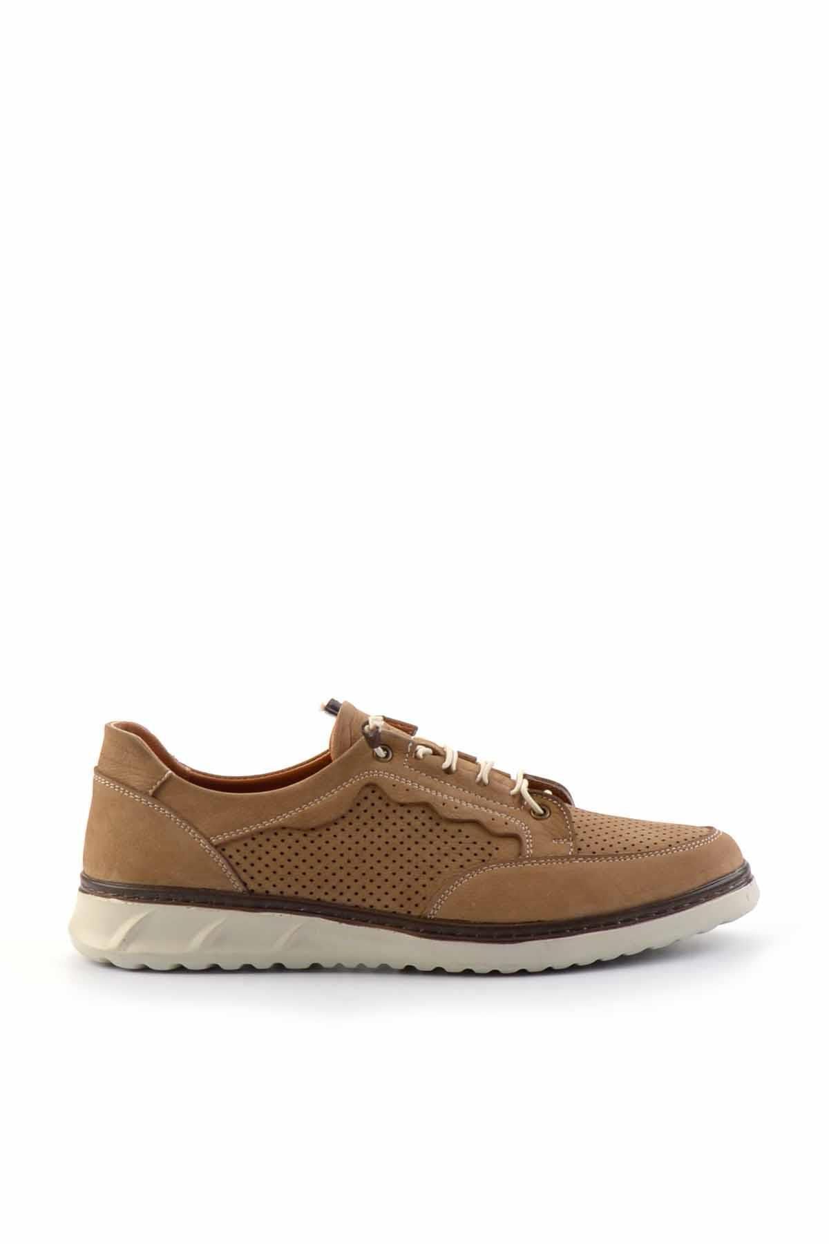 کفش راحتی مردانه چرم اصل Mink Nubuck E01733033201 Bambi