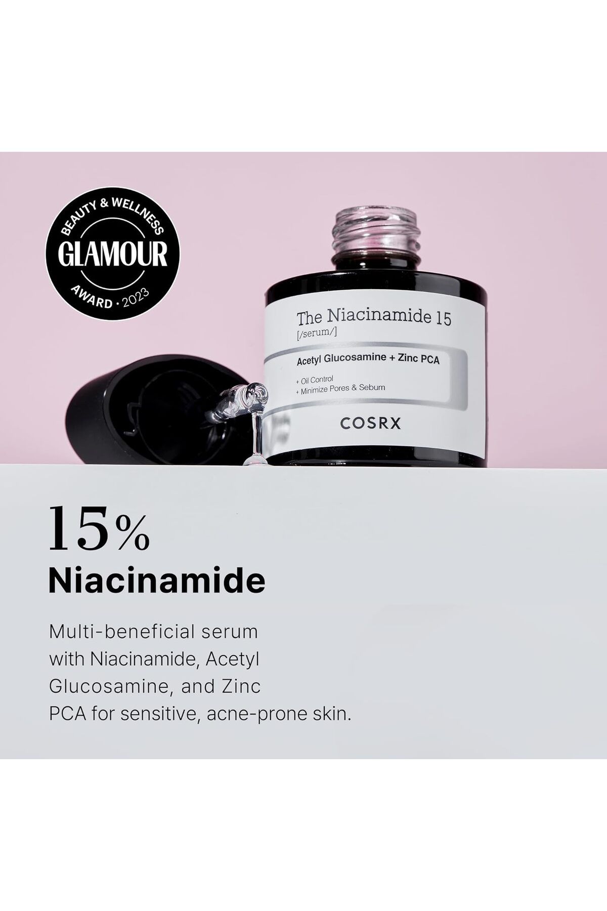 Cosrx-The Niacinamide 15 Serum 20ml – Anti-Acne Brightening Ampoule for Clear, Balanced Skin 5