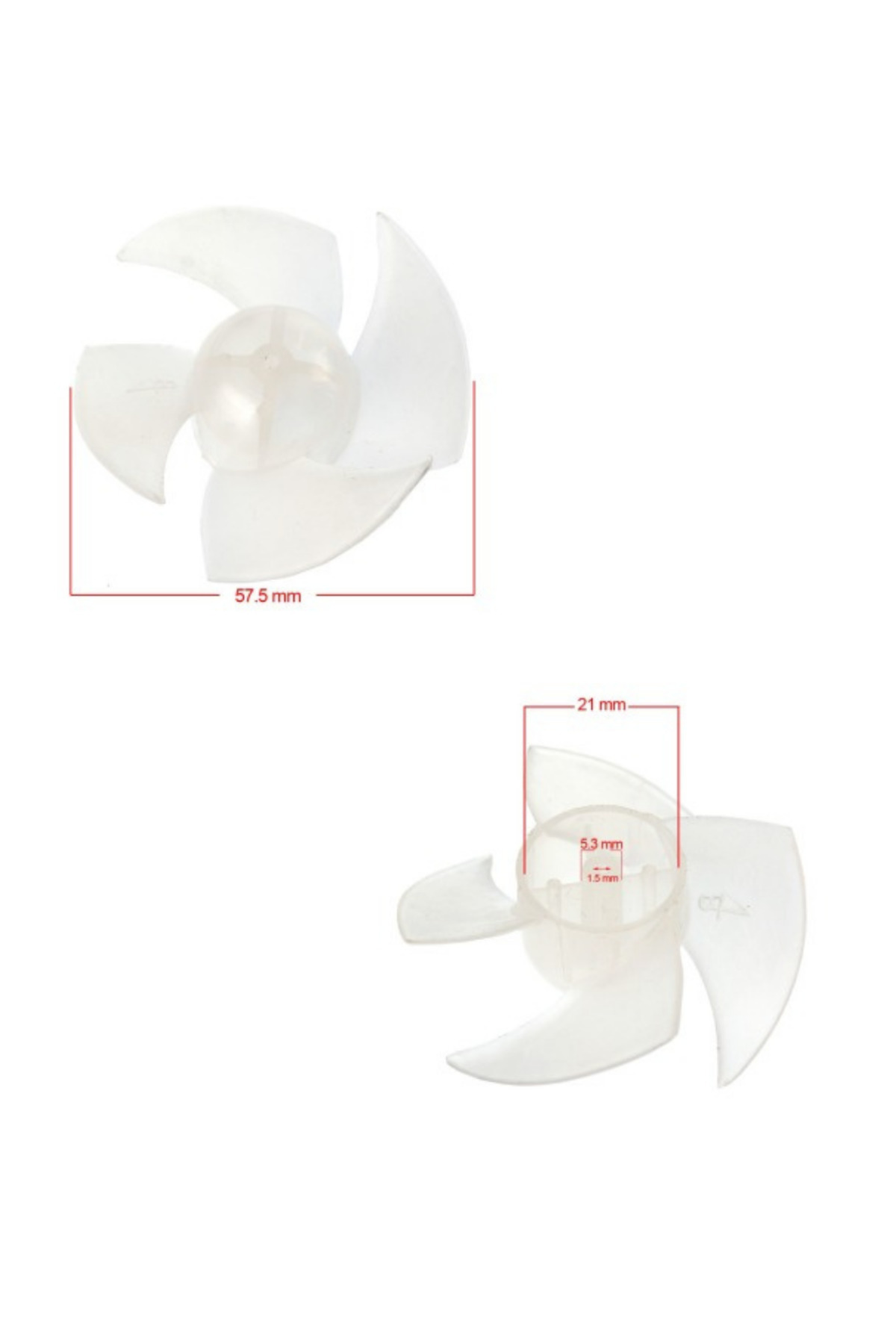 Makodesign Bir Çok Marka ile Uyumlu 4 Kanatlı Saç Kurutma Makinesi Pervanesi