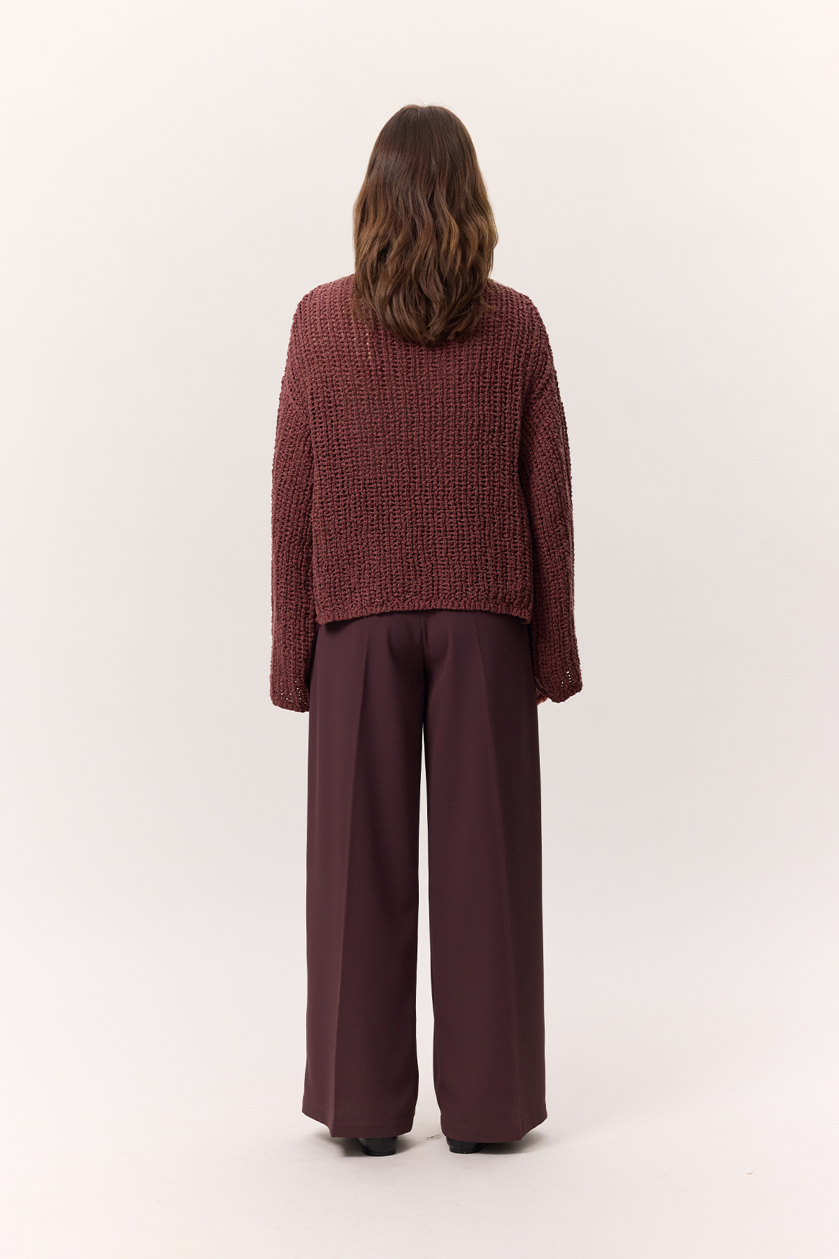 Manuka-FILZGESTRICKTER STRICKPULLOVER GÜLKHURSU 8