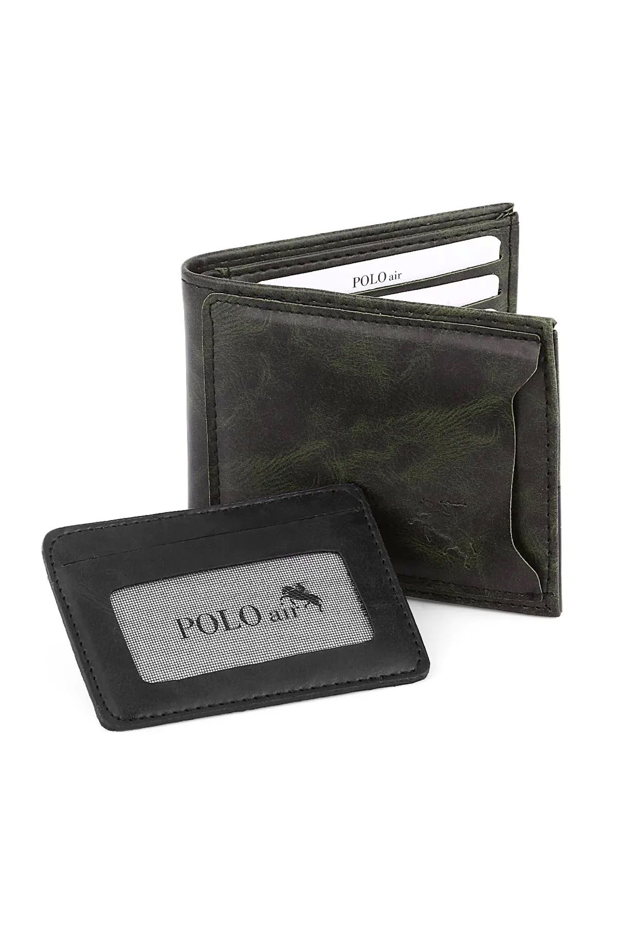 کیف پول مردانه داماد 4 DAILY STYLISH با جعبه: کمربند کارت مقدس عطر polo air