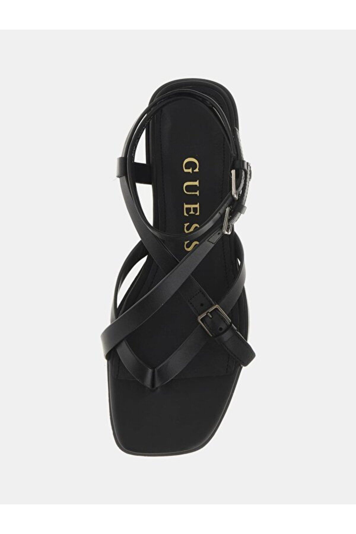 صندل سیاه زنانه کفش fljtamlea03 اورجینال Guess