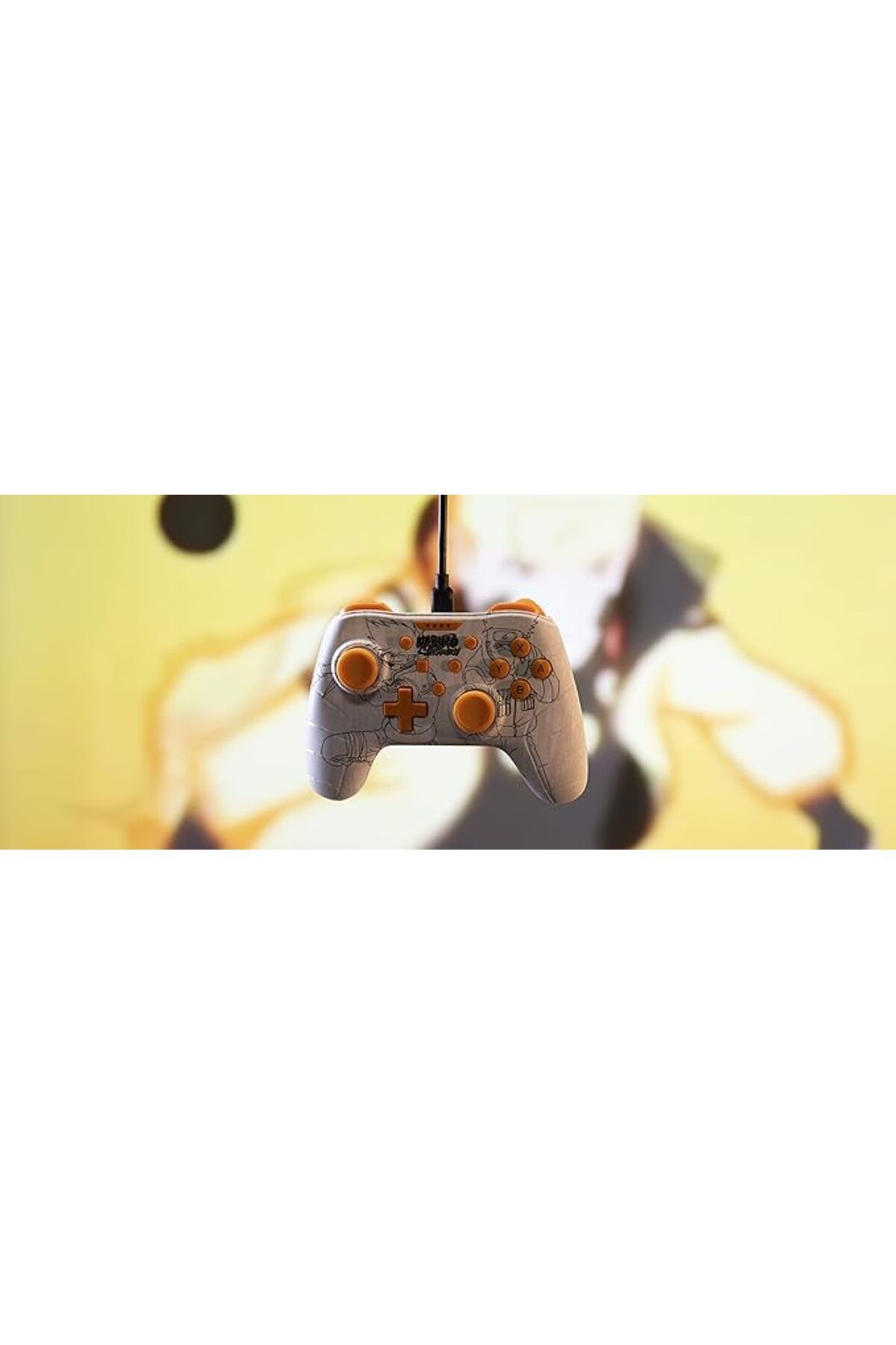 Konix-Naruto White Wired Nintendo Switch Controller 3