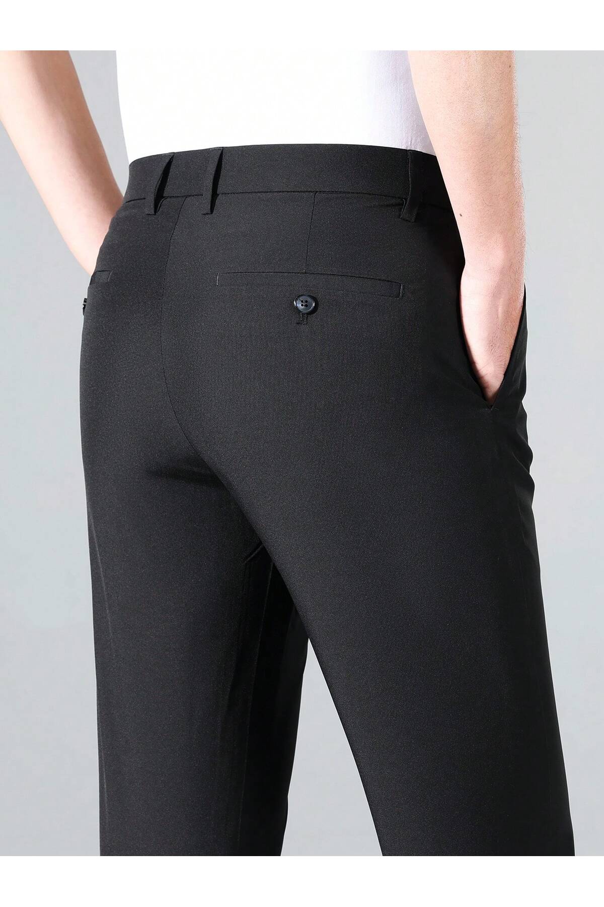 WKM  Casual Regular Fit Erkek Chıno Pantolon - Görsel 5