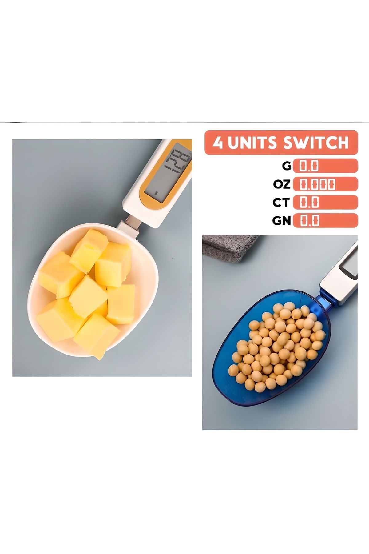 COOYA-Digital Measuring Spoon, Electronic Measuring Spoon Scale, with LCD Display 3