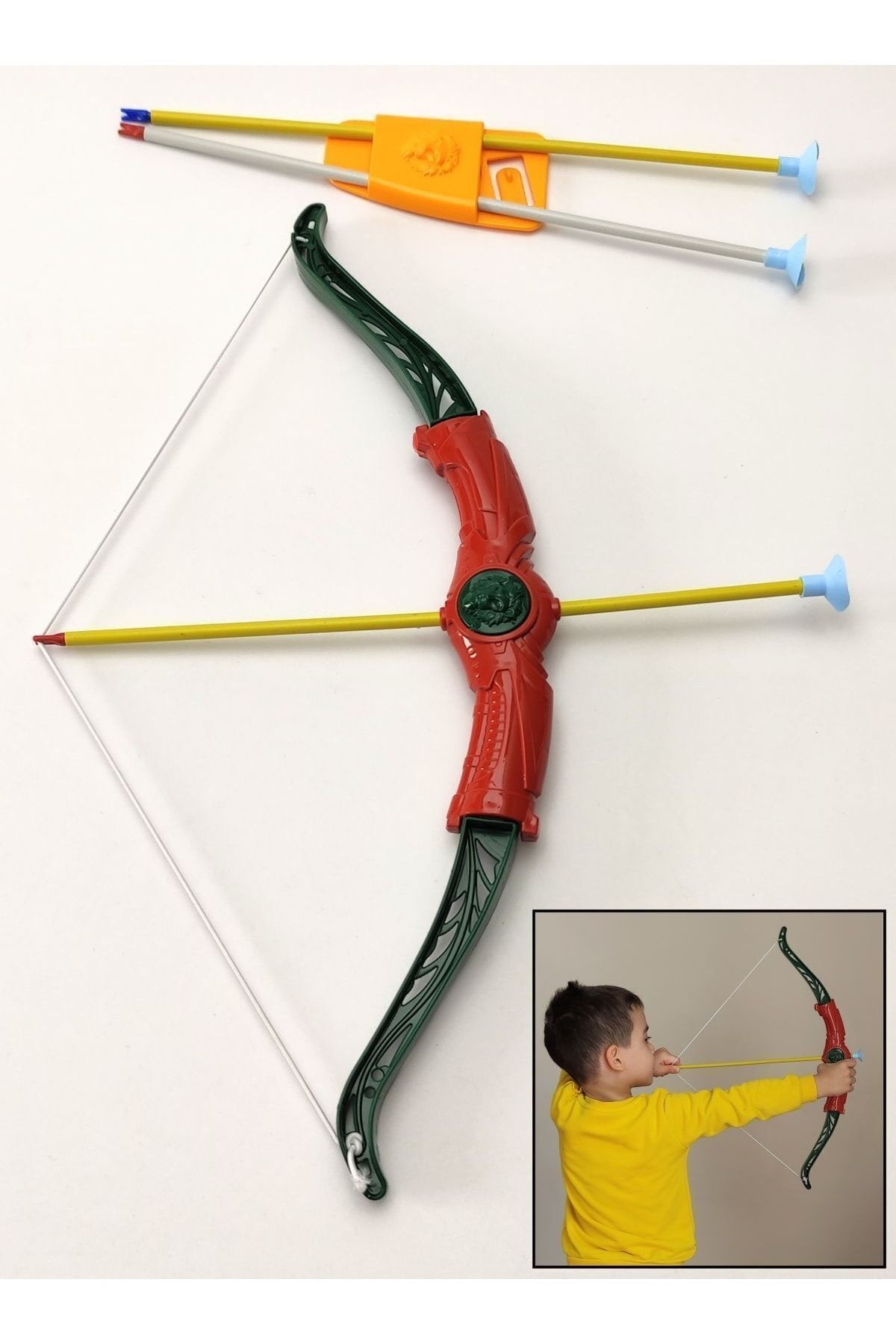 teknotrust TR Ok-yay Seti Büyük Boy 50 Cm 4-11 Yaş Yeşil 3+ Yaş