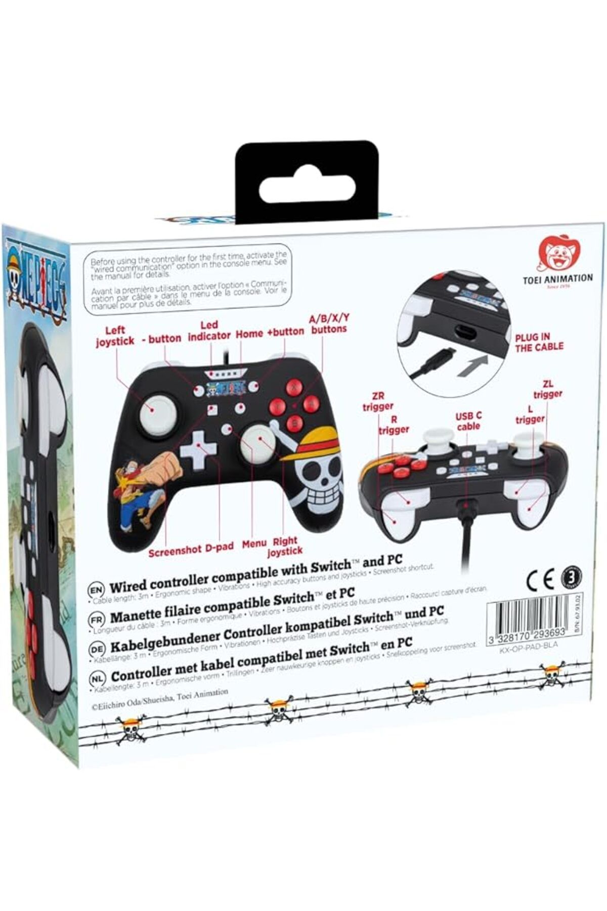 Konix-Konix One Piece Gamepad Black Controller 3
