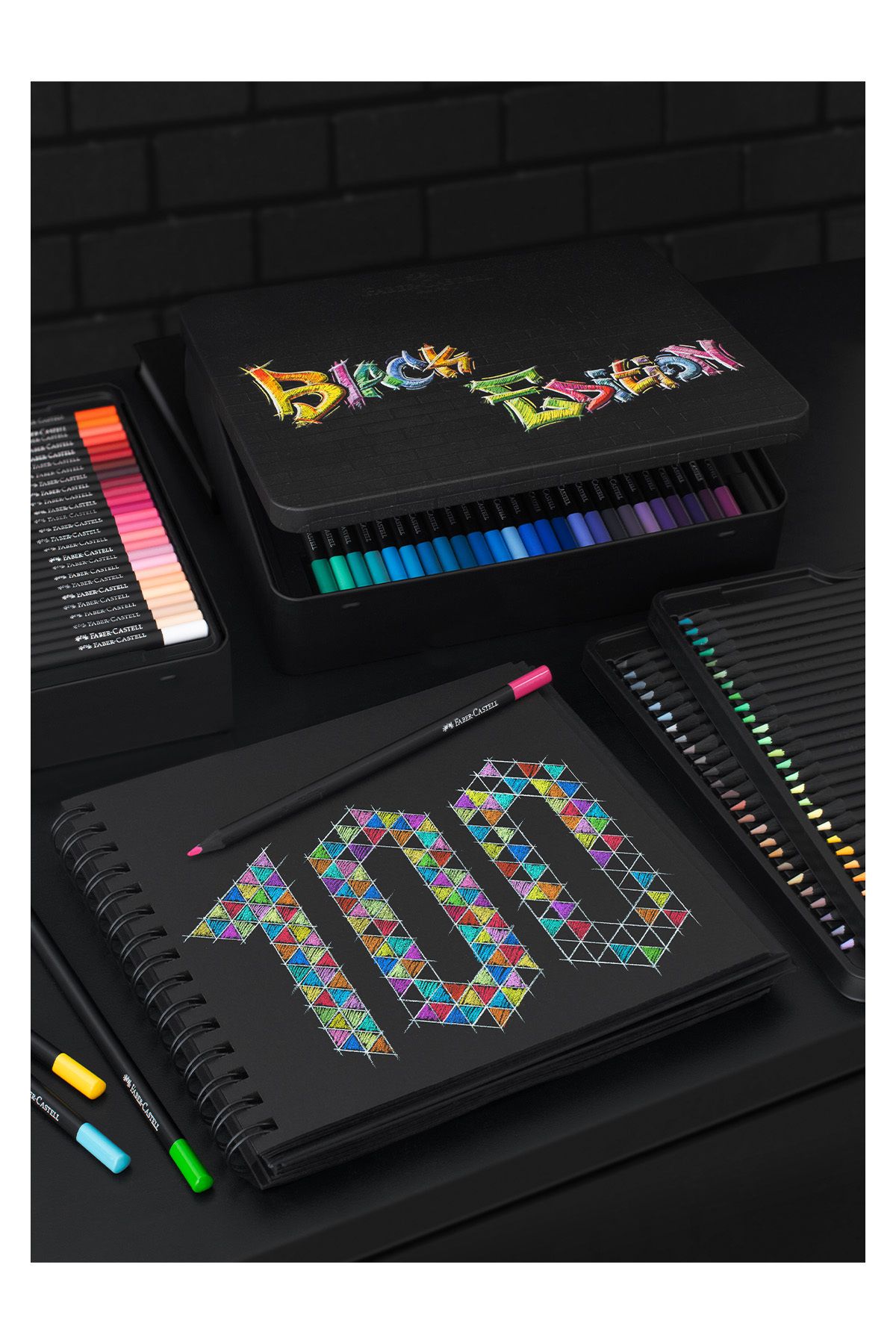 Faber Castell-Faber-Castell Crayons of the Black Edition 100 6